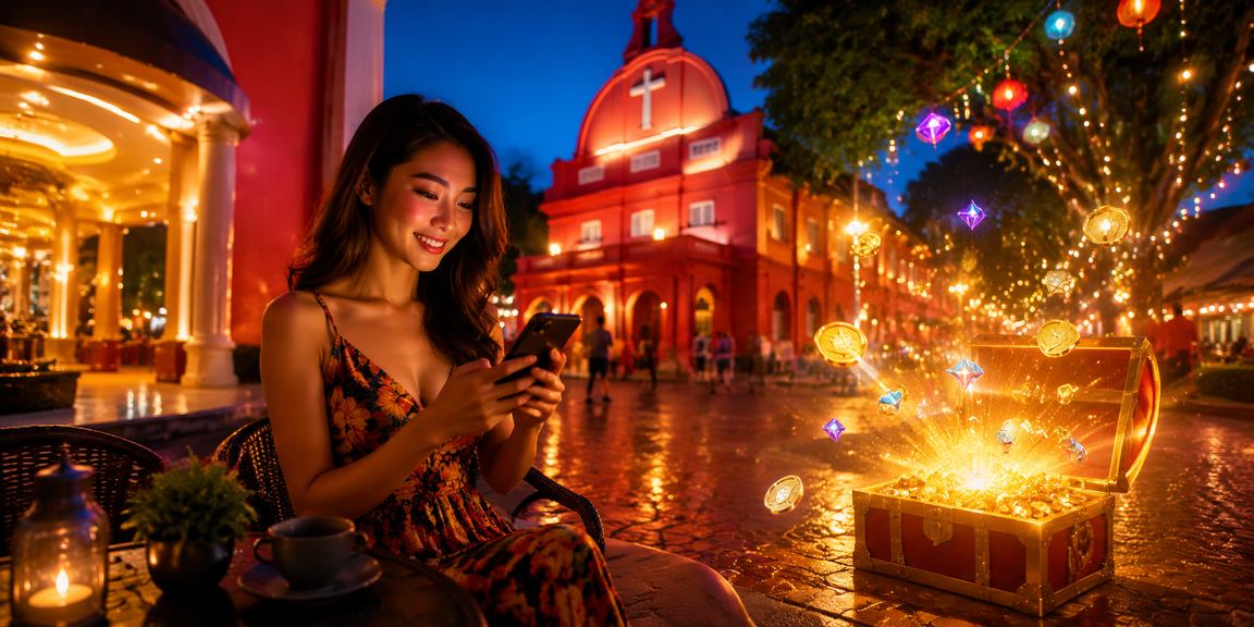 Paparan laman utama 821 pada skrin telefon bimbit Malaysia menunjukkan antara muka kasino